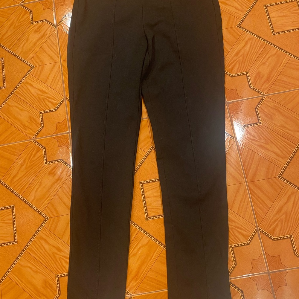 Anne Klein Women's Espresso Leggings, Size Small, Color-Black - Picture 1 of 4